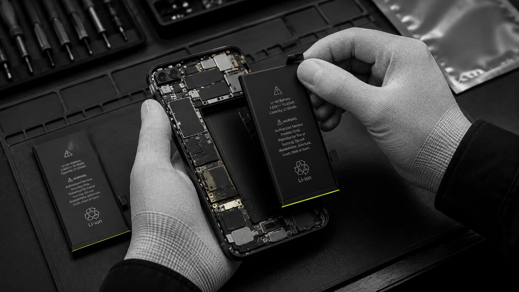Changement de batterie smartphone ClikClak Lausanne