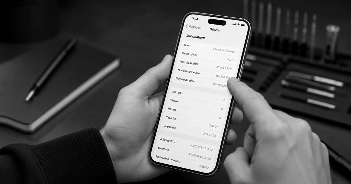 Identifier le modèle de son iPhone